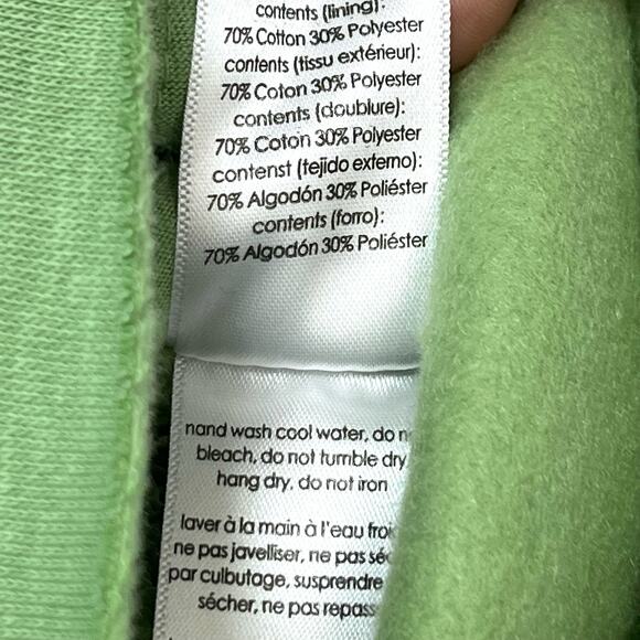 WeWoreWhat Pull On Shorts Sz L Green Drawstring Waist Fleece Lined Sweat… - Picture 8 of 9